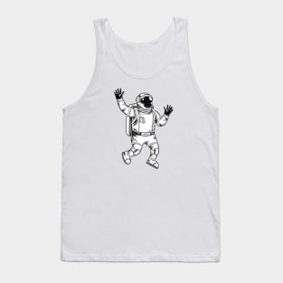 Astronaut in Spacesuit Tank Top